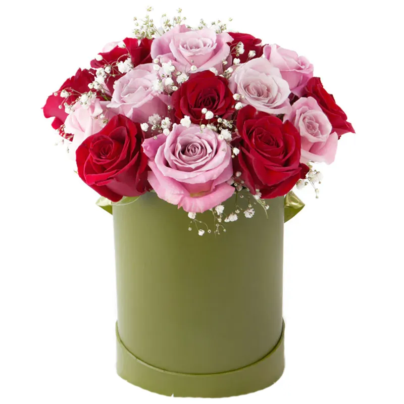 Цветы в коробке Фиеста